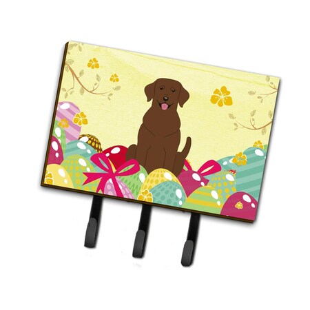 Carolines Treasures Easter Eggs Chocolate Labrador Leash or Key Holder BB6056TH68